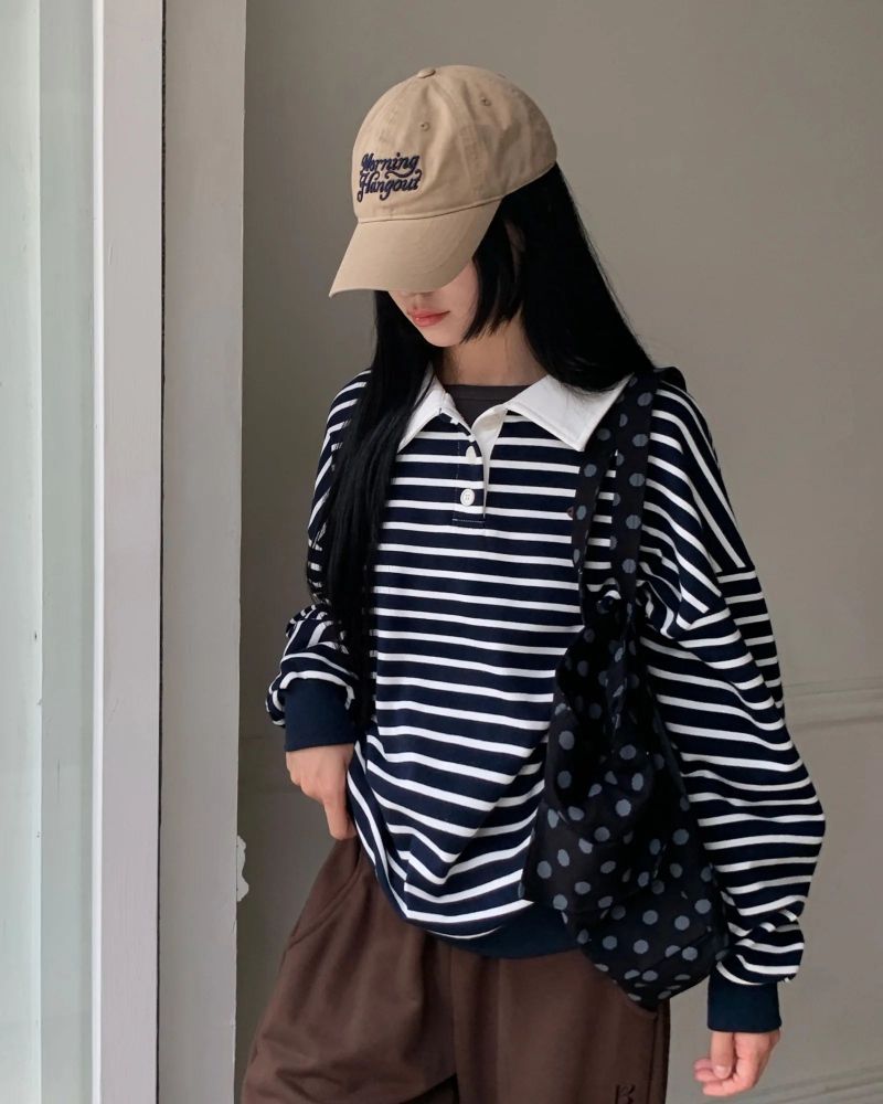 [ORIGINAL] Hangout Basic Lettering Ball Cap