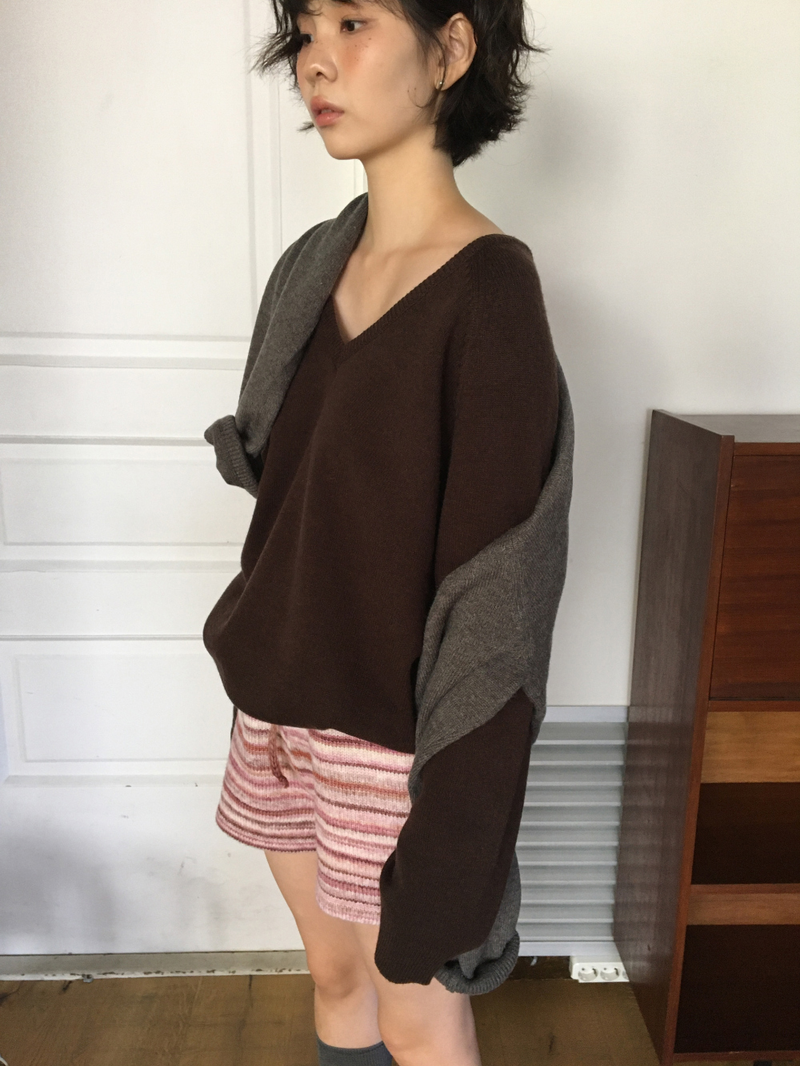 Encore Wool V-neck Knit (5color)