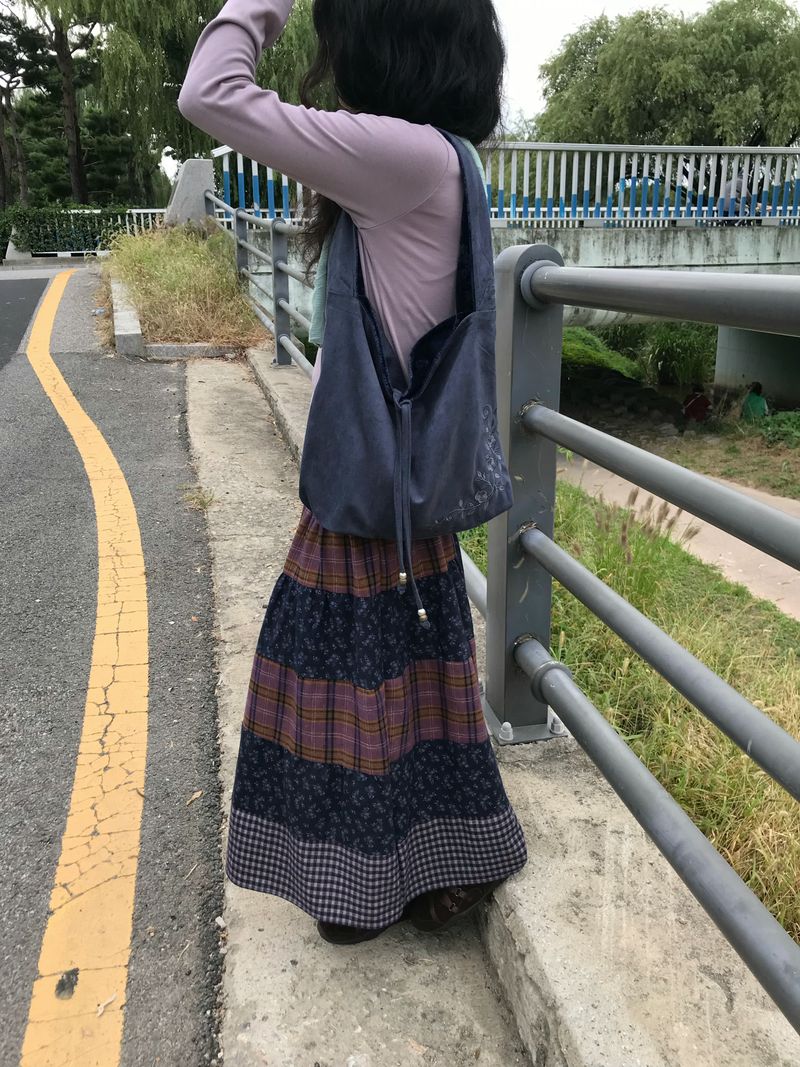Flower Reversible Shoulder Bag