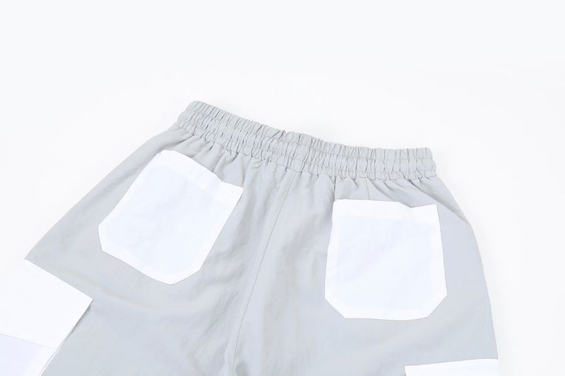 26SS★ Patch Nylon Curved Pants