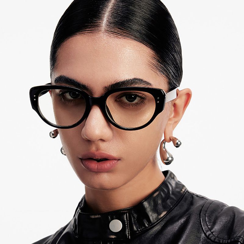 Neoretro 20307G Oversized Glasses BLACK