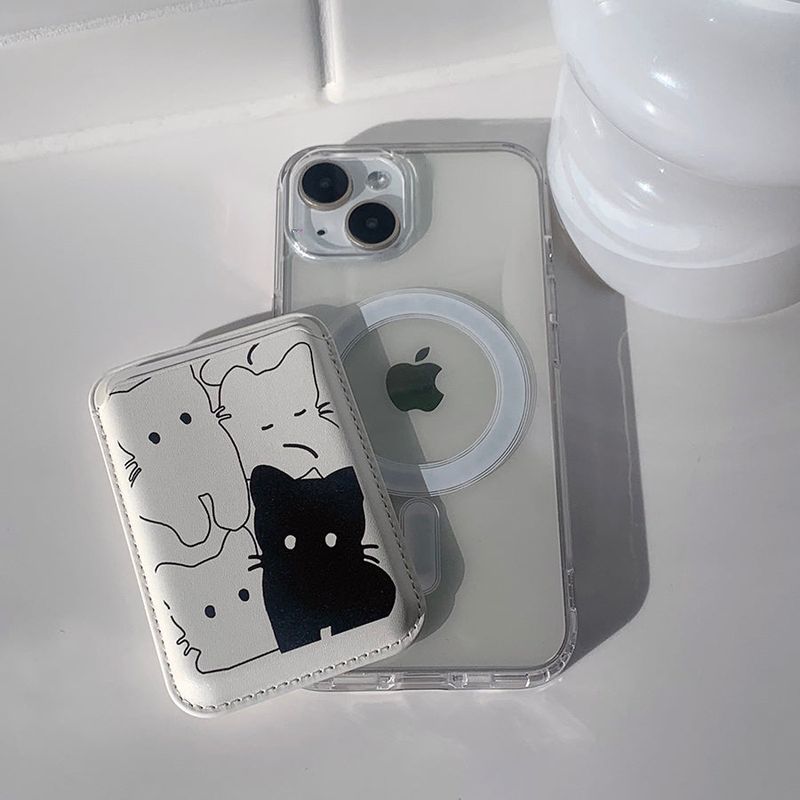 Point Black Cat Magsafe CardPocket