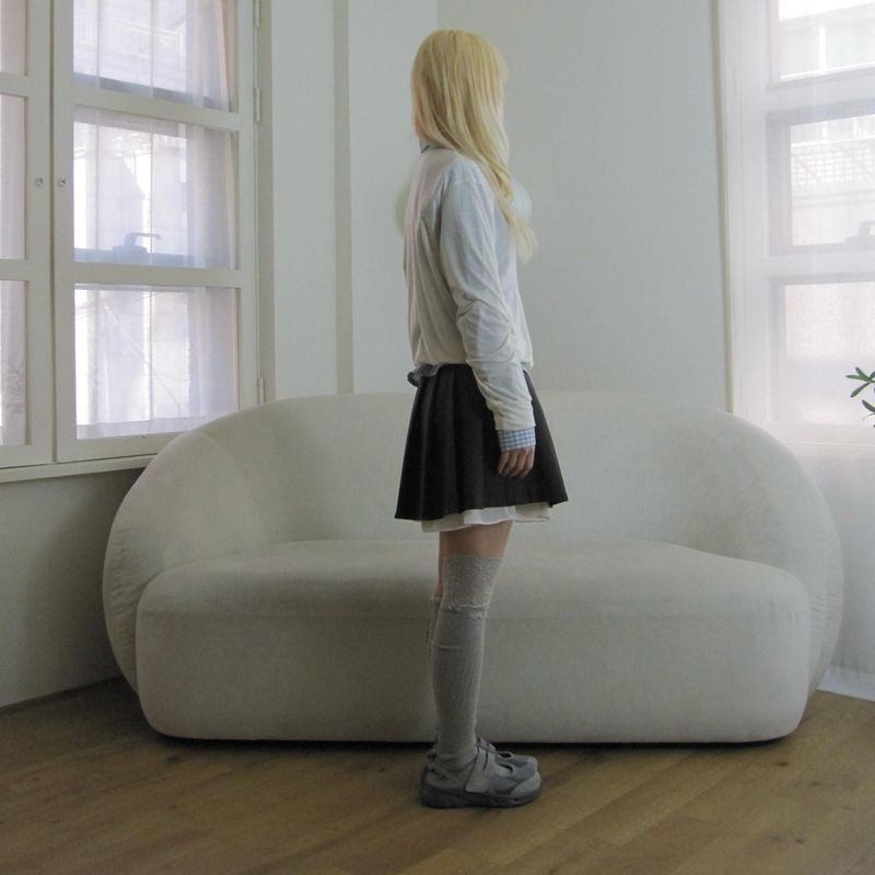 シフォンプリーツスカート