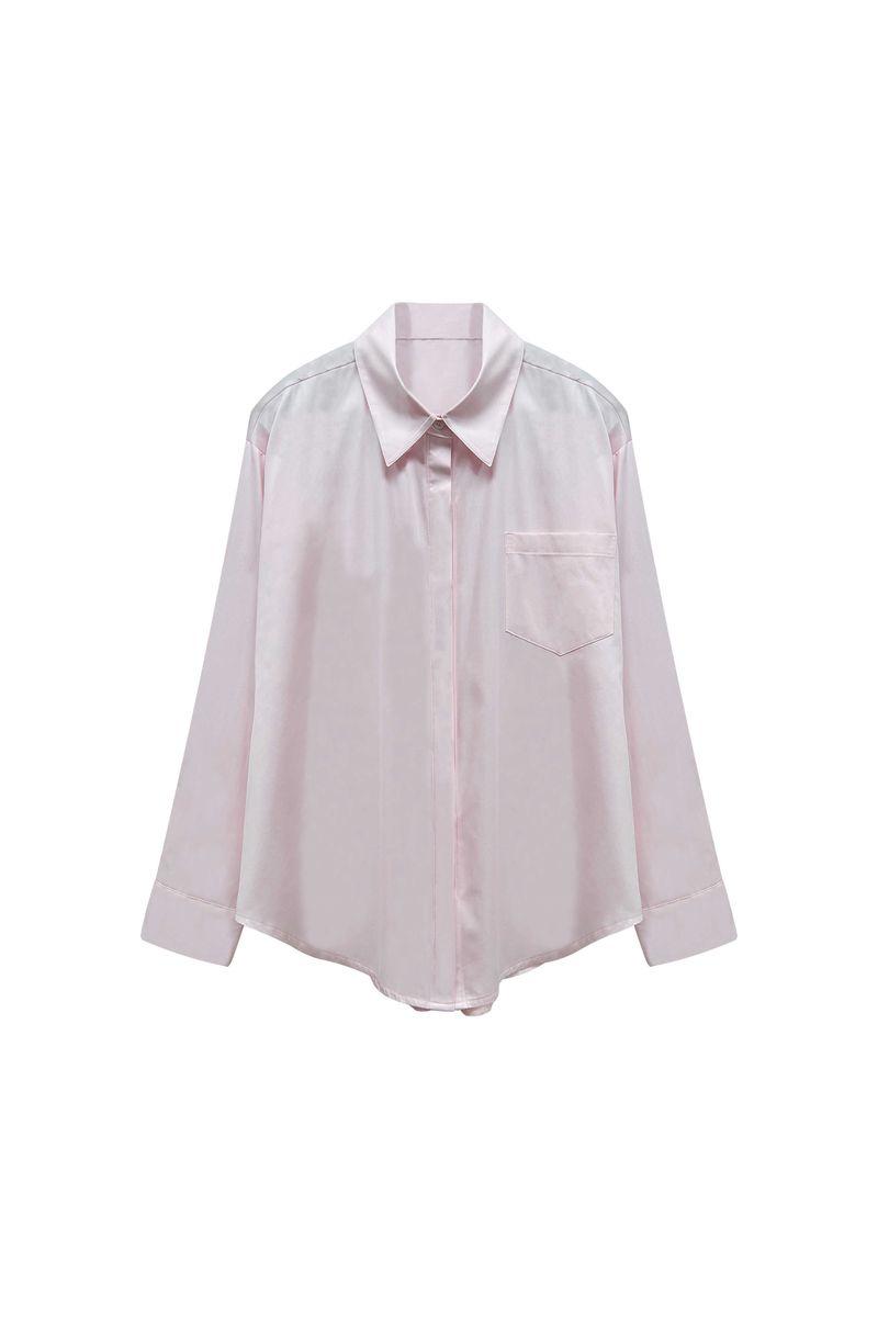 BRIGHT OVERSIZED SHIRT / PINK