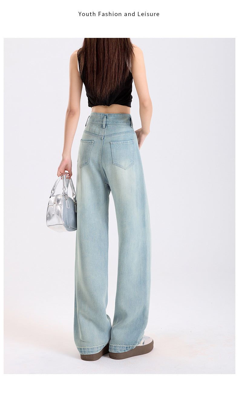 Lyocell Lightweight Wide Leg Denim Pants