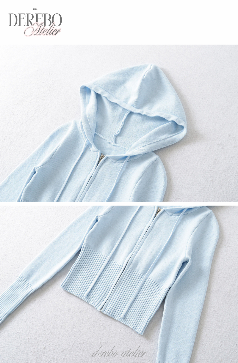 Cozy Knitwear Zip-up Training Set-up (PANTS)