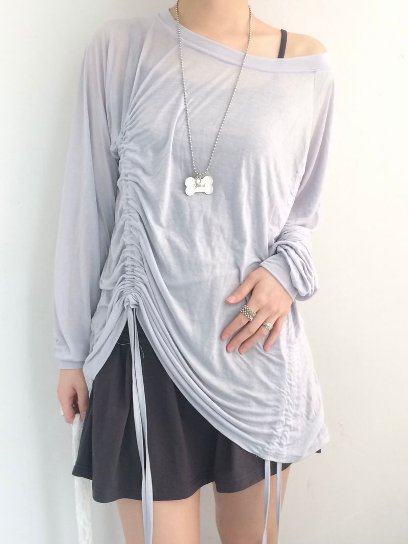 Light Texture Shirring T