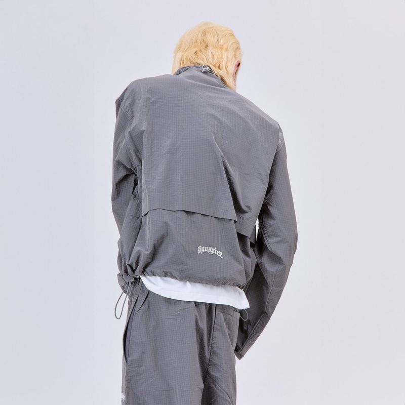 Ripstop Track Jacket Grey