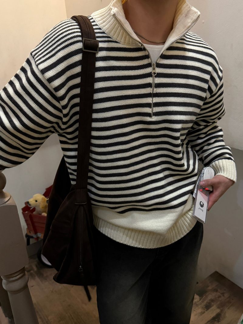 Haim half zip up knit