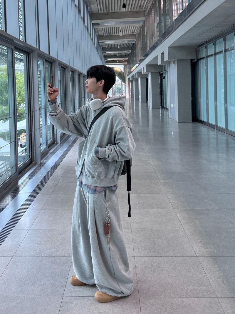 Curry Oversized Hooded Zip-Up (3 colors)