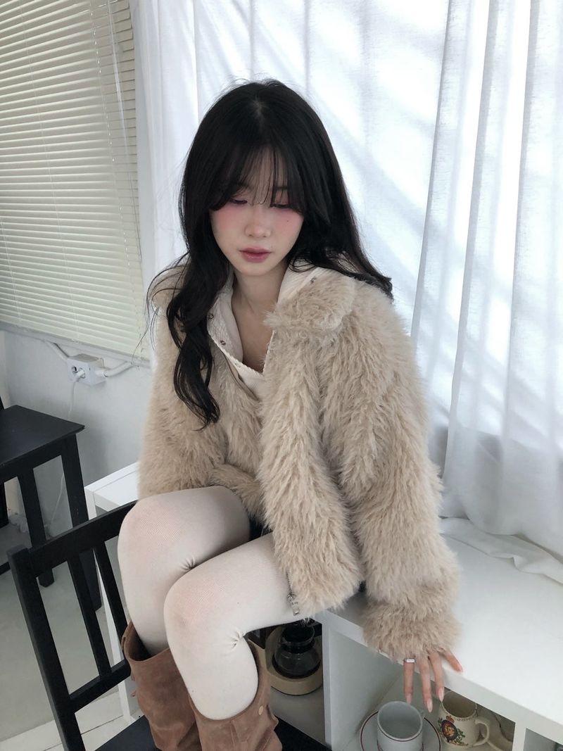 Swan Fur Jacket