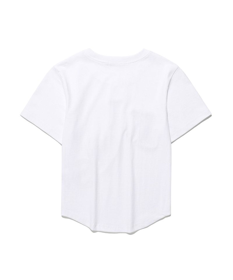Messy Kiss Logo Tee White (KIB6MFT504A)