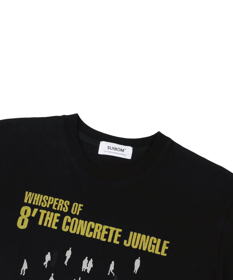 CONCRETE JUNGLE T-Shirt in Black