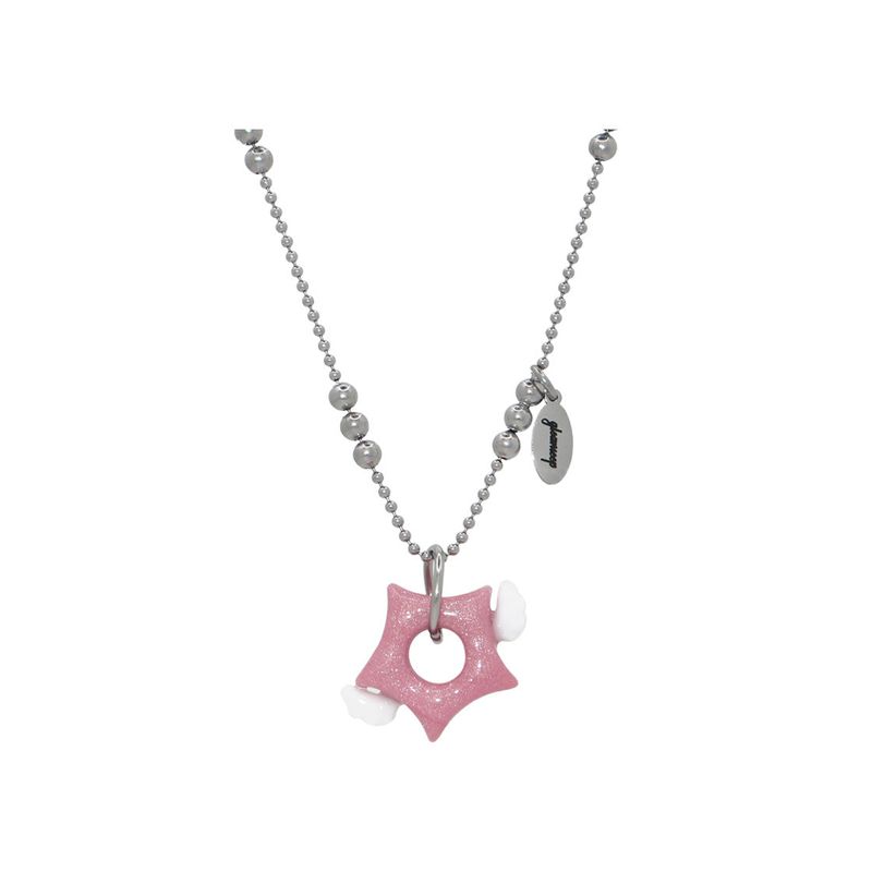 gleameep（グリームイープ）の「グリーミング リトルスターウィングネックレス [pink]（アクセサリー）」