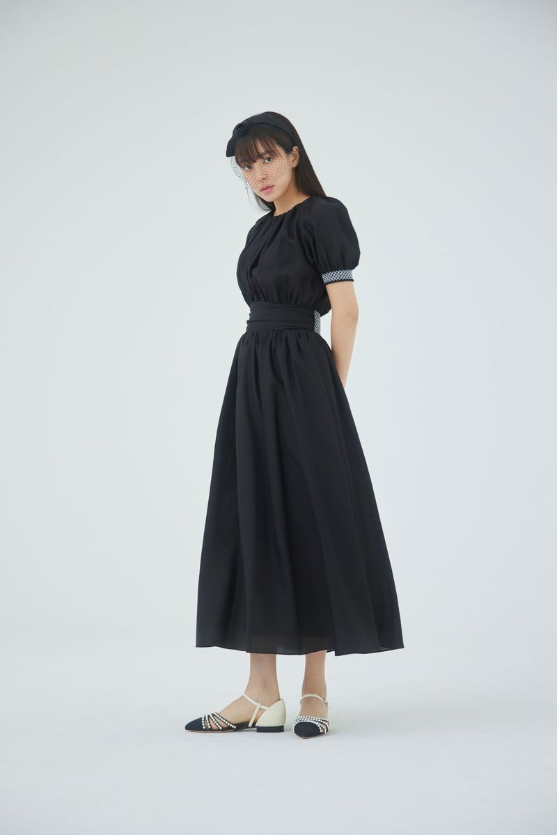NO.4 DRESS - BLACK