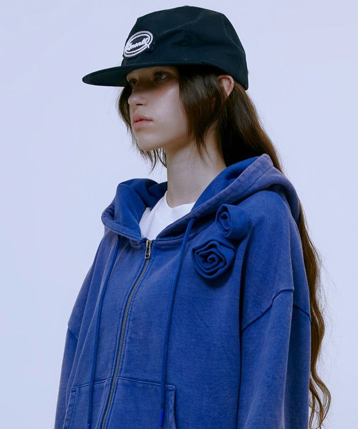 Plain Logo Ball Cap (NAVY)