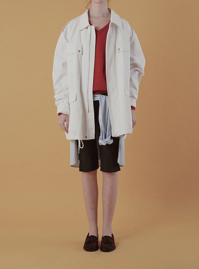City work jacket_ivory