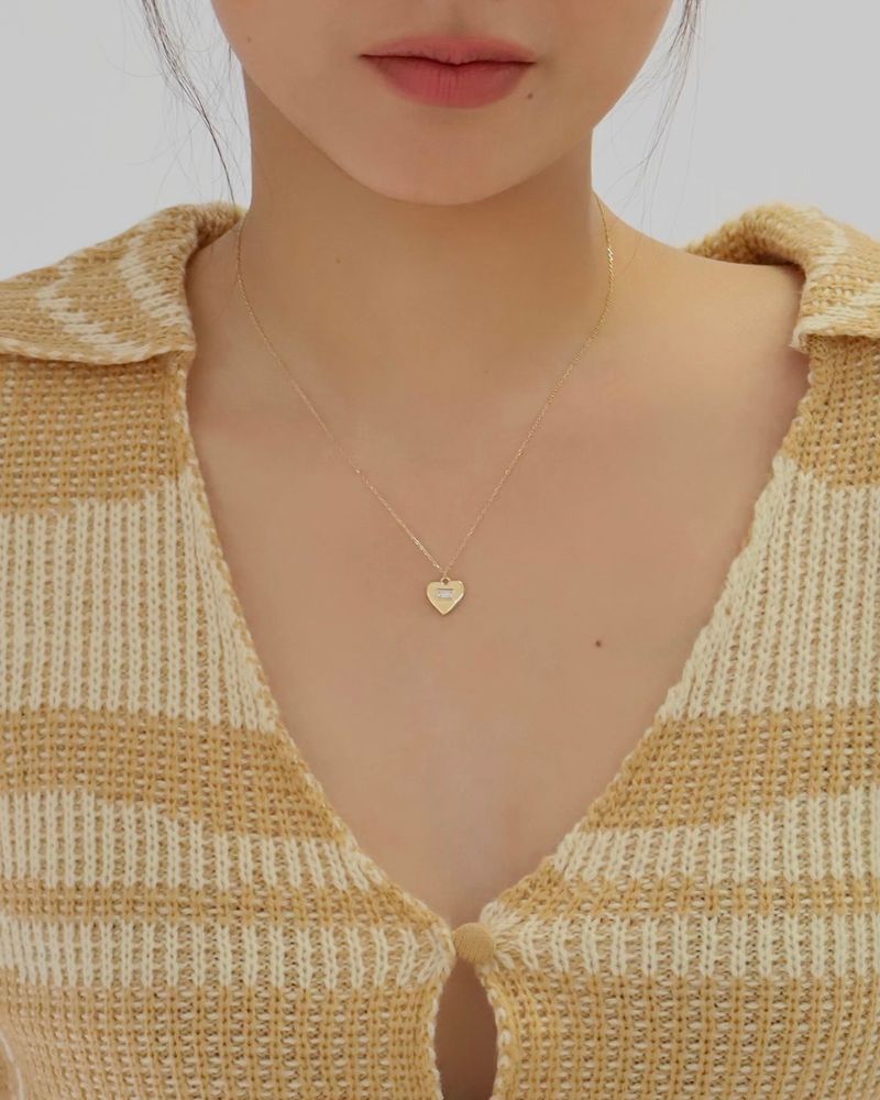 moi moi(モイモイ)の「Love sqaure necklace_ basic ver(Accessories)」