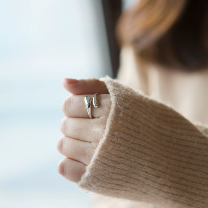 SHOVEOFF（ショーブオフ）の「SVR-S630 Silver 92.5 ring open band daily women's silver ring size adjustable（Accessories）」