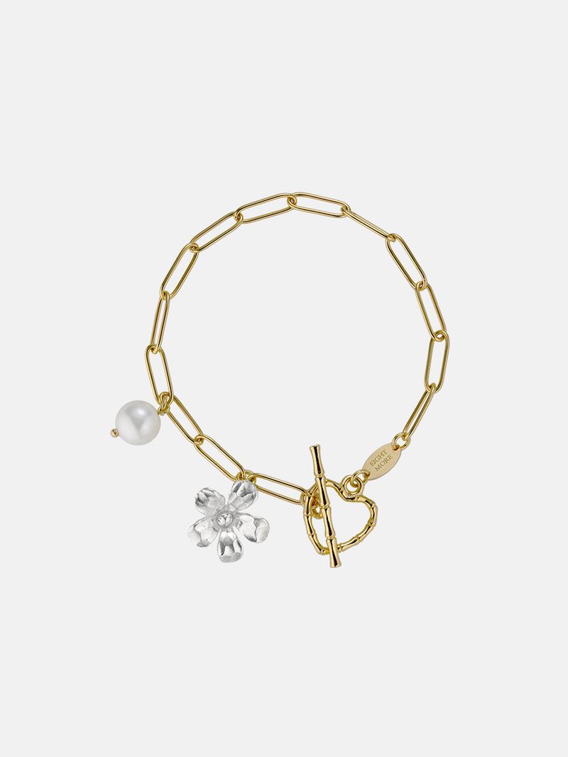 EIGHTMORE(エイトモアー)の「silver925 flower more bracelet GD(Accessories)」