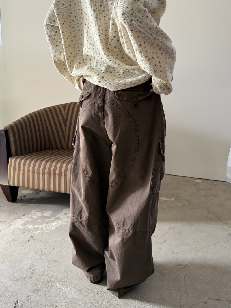 museum dyeing cargo pants