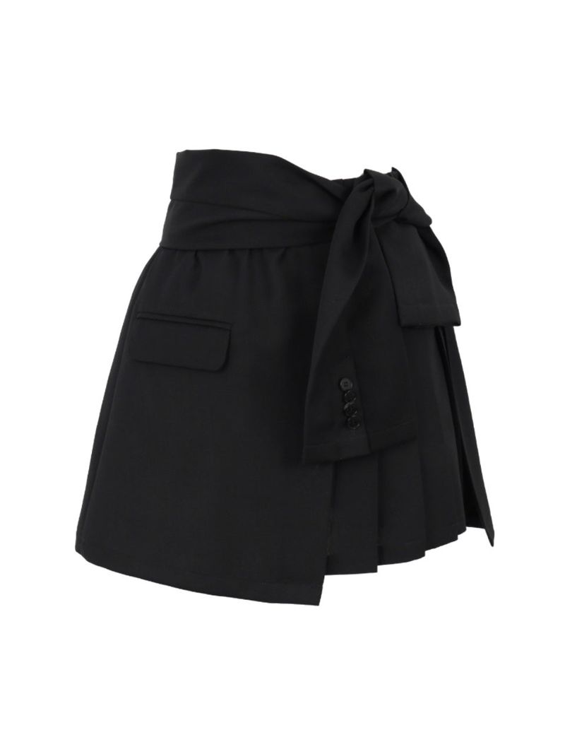 TIED BLAZER MINI SKIRT
