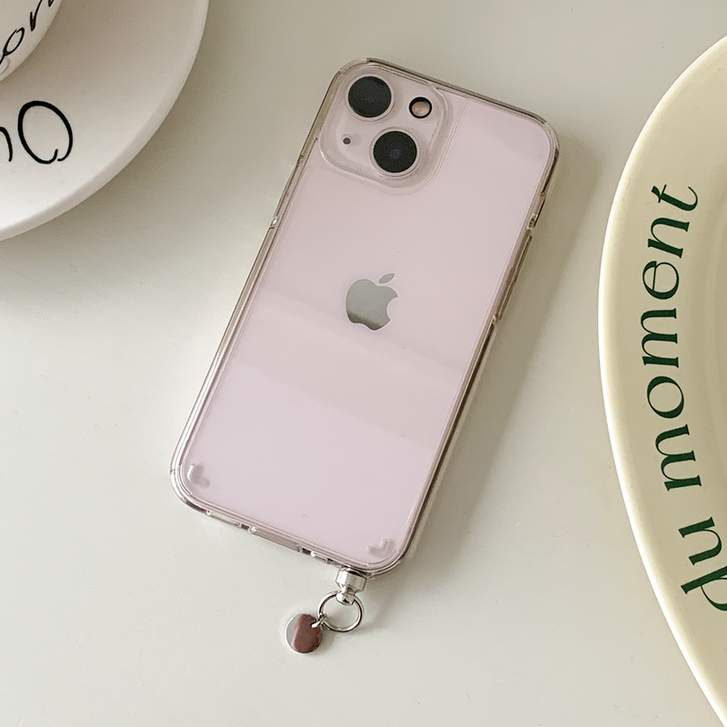[handmade] logo pendant clear jelly hard case
