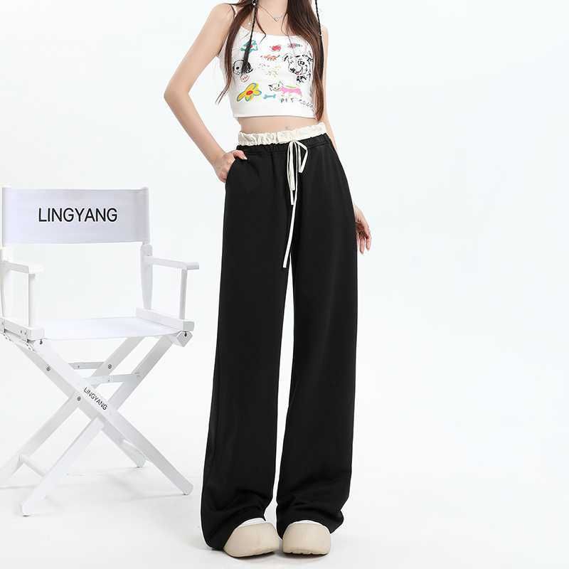 Double Waist Set-Up String Jogger Pants