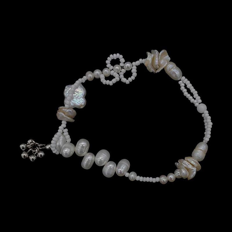 Blooming pearl bracelet