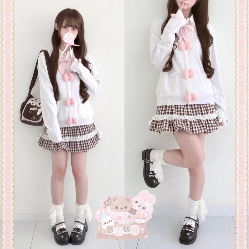 SNUG(スノグ)の「キャンディファンタジーカーディガン ♡ ミルクキャンディ(トップス)」