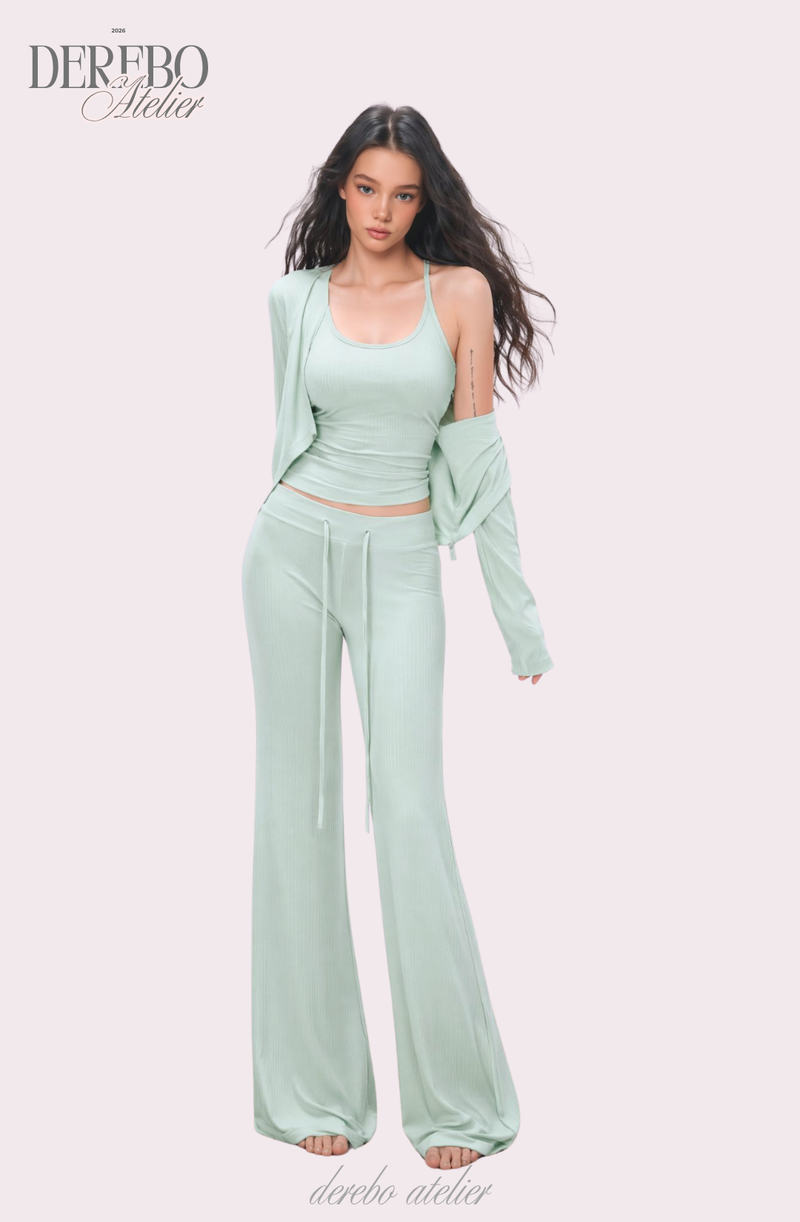Roena pad sleeveless flare training set-up (pants long)