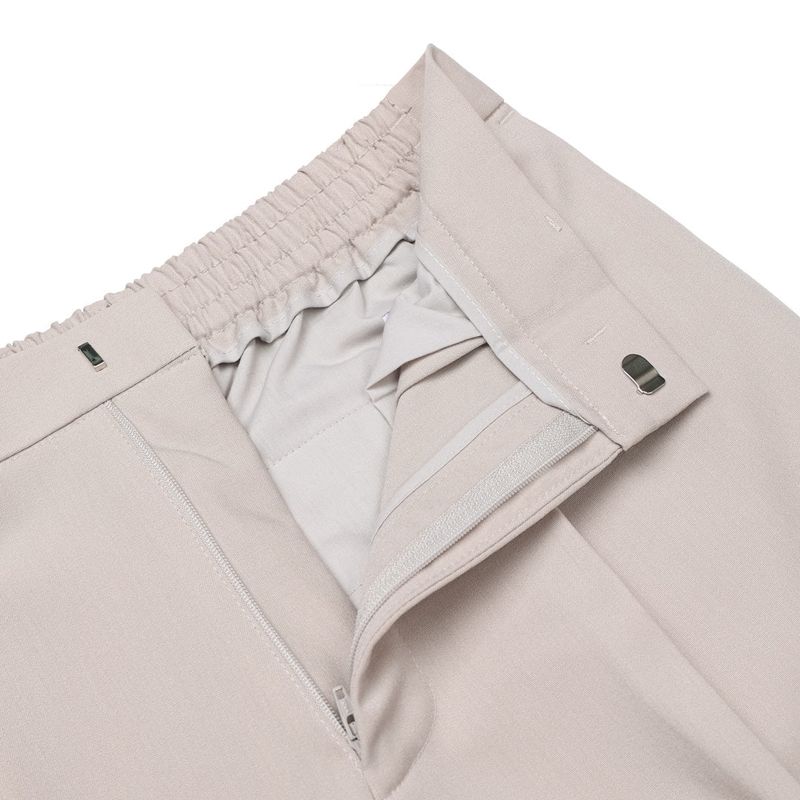 Dot Back-Bend One Tuck Semi-Wide Slacks (4 colors)