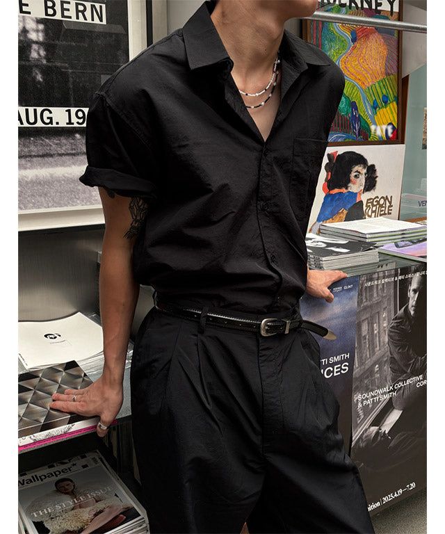 2025 Nylon semi wide pants(4color)