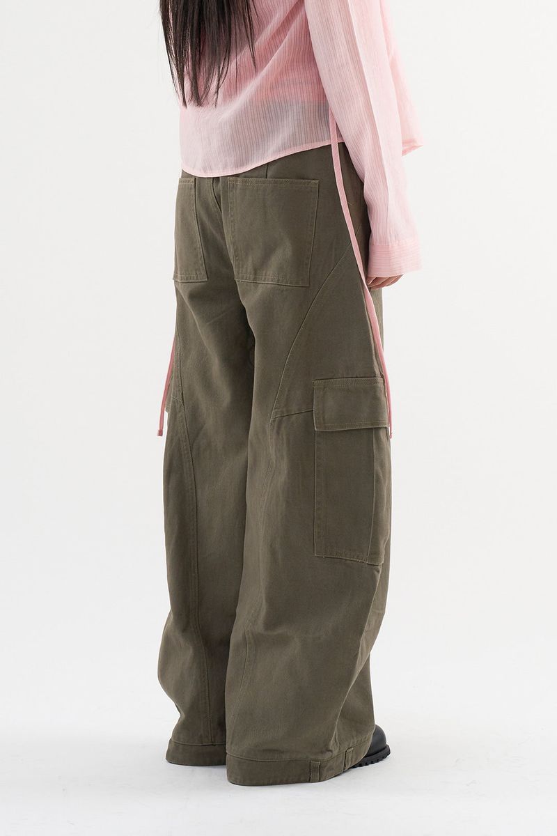 Balloon detail cargo pants