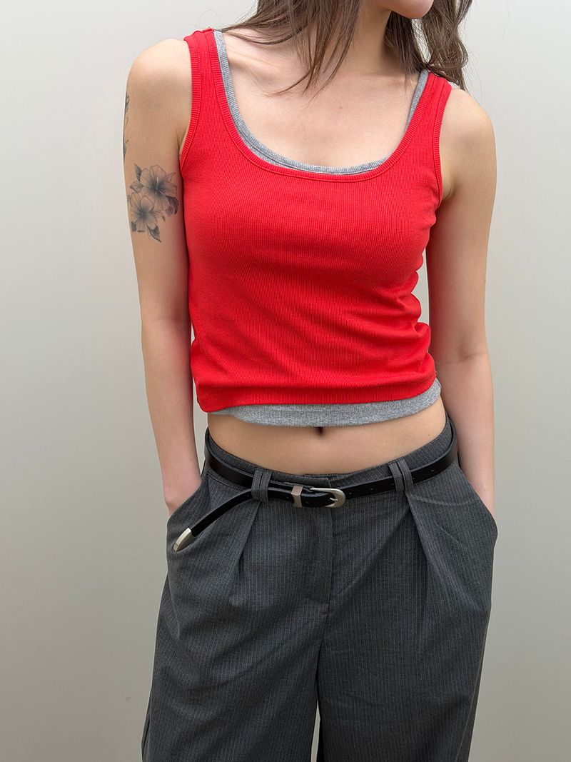 MUZESEOUL（ミューズソウル）の「[S-M][기획] 4season daily golgi sleeveless(12color)（Tops）」