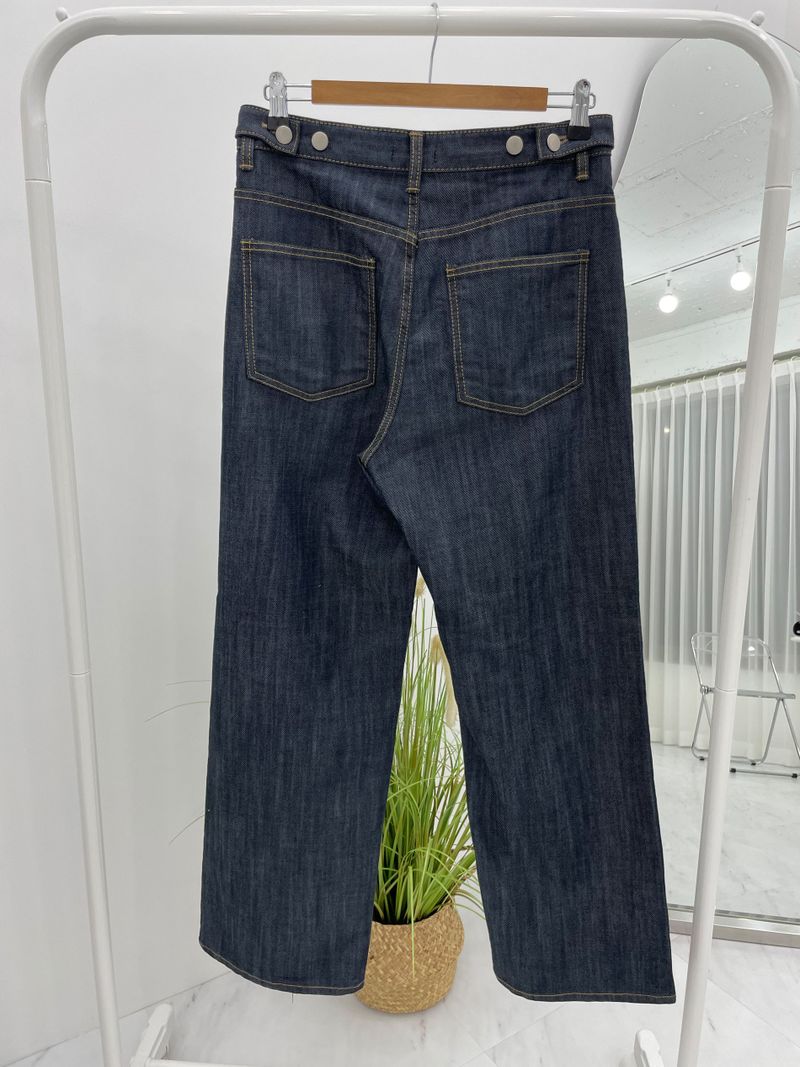 (PREMIUM)STEP BIJO DENIM PANTS(ONE COLOR)