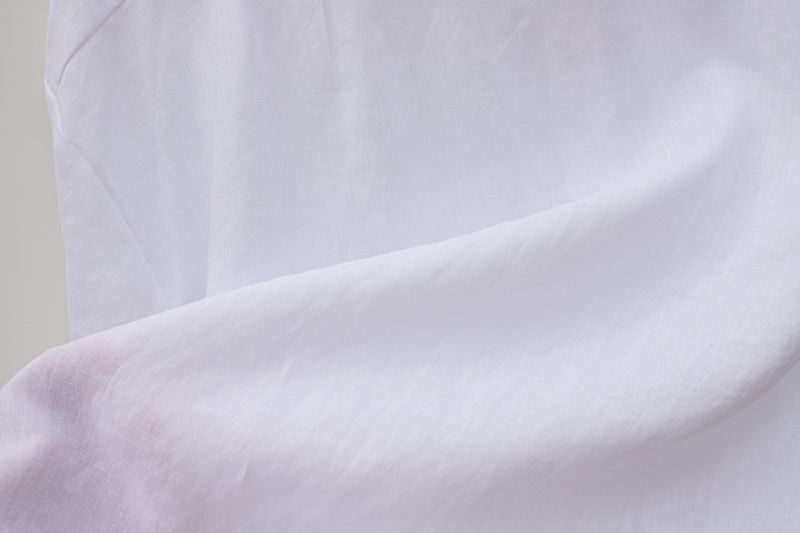 Linen half shirts (Ivory)