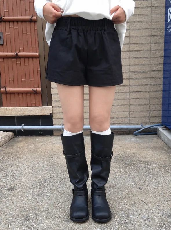anyonemore（エニーワンモアー）の「リーウン コットン ポケット バンディング ショートパンツ（パンツ）」