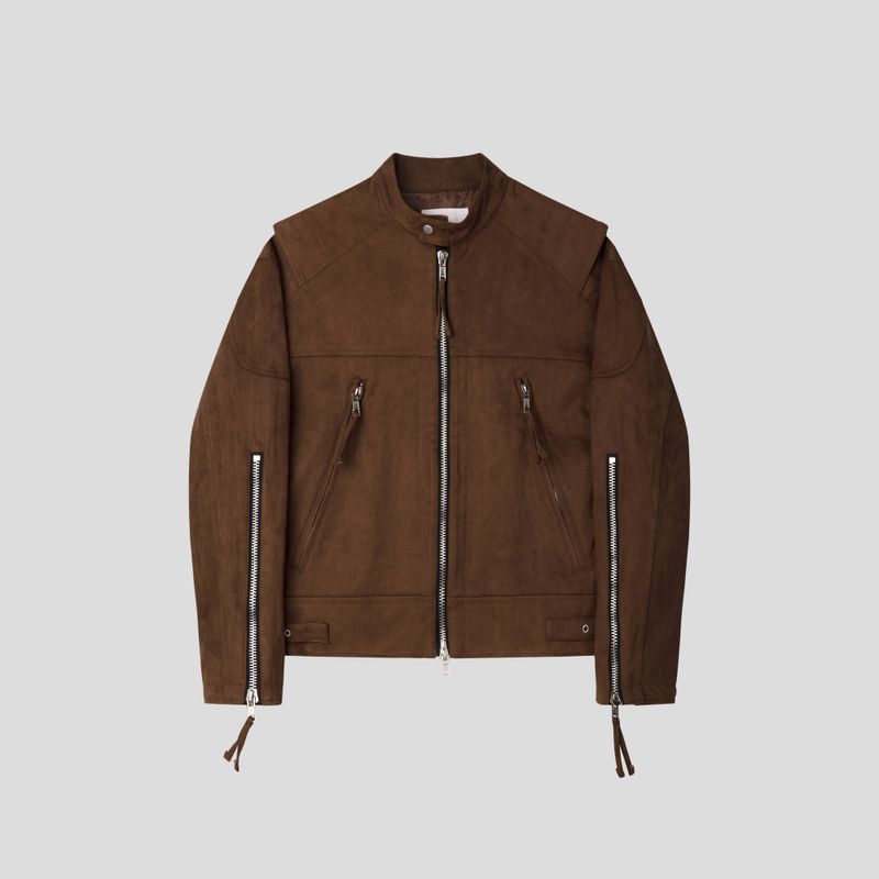 MG Suede Biker Jacket (3 colors)