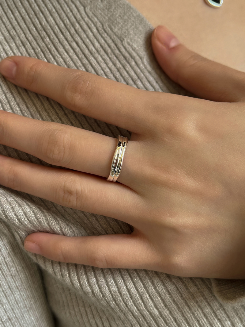 Gentle ring (silver) *1PCS