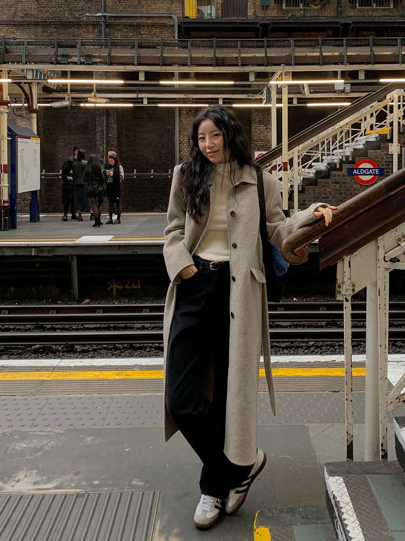 [MADE] Elton Stitch Wool Handmade Long Coat