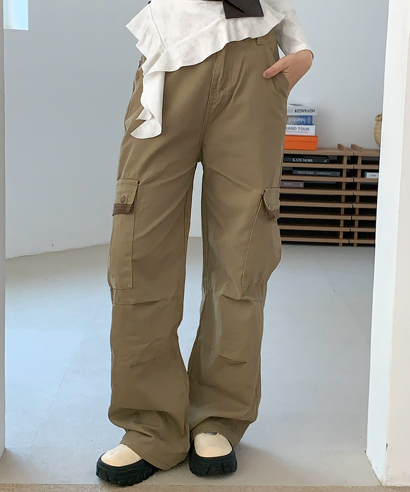 モダンカーゴストレートフィットパンツ