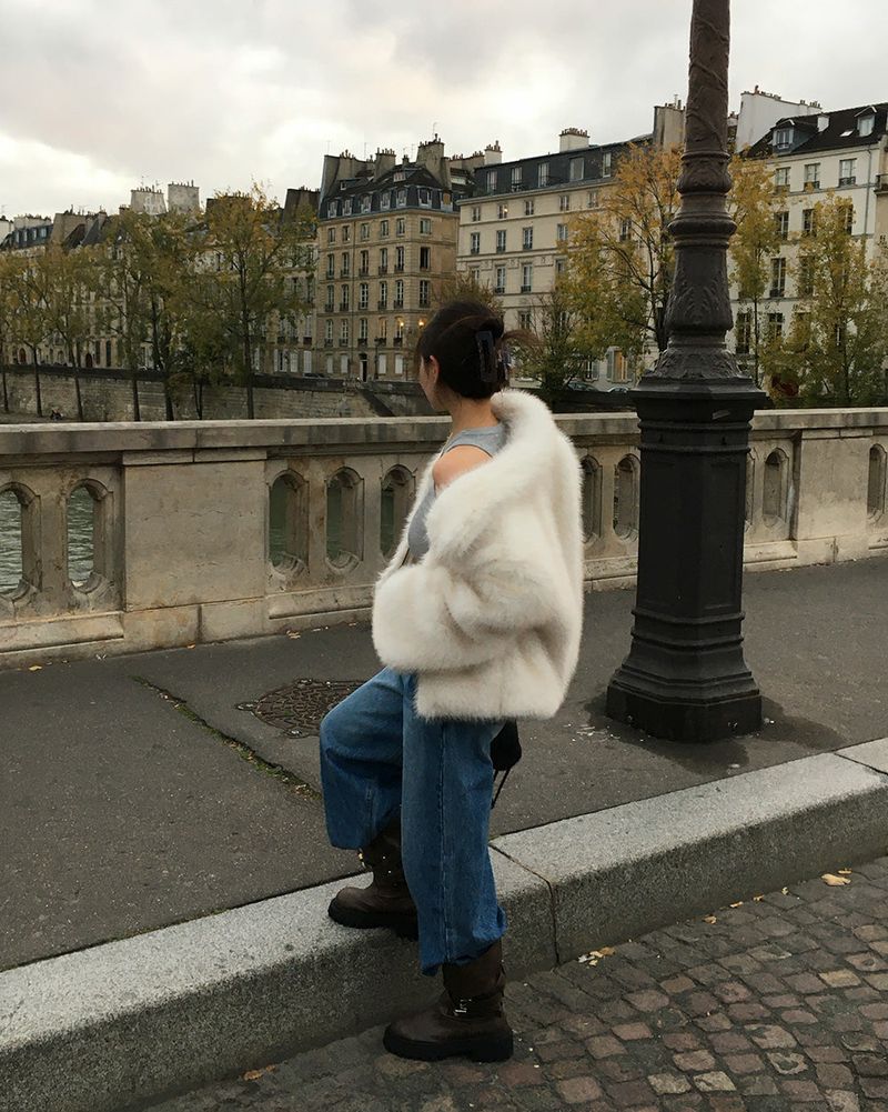 [ORIGINAL] Shelter Color Fur Jacket
