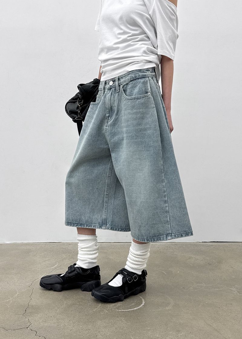 [MADE] Ever Folding Bermuda Denim Pants