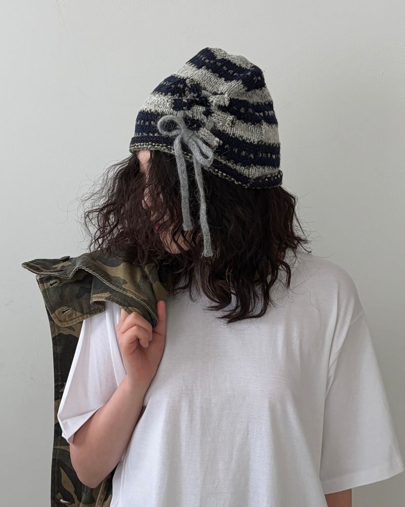 fungus(ファンガス)の「Shirring Stripe Beanie(Hats)」