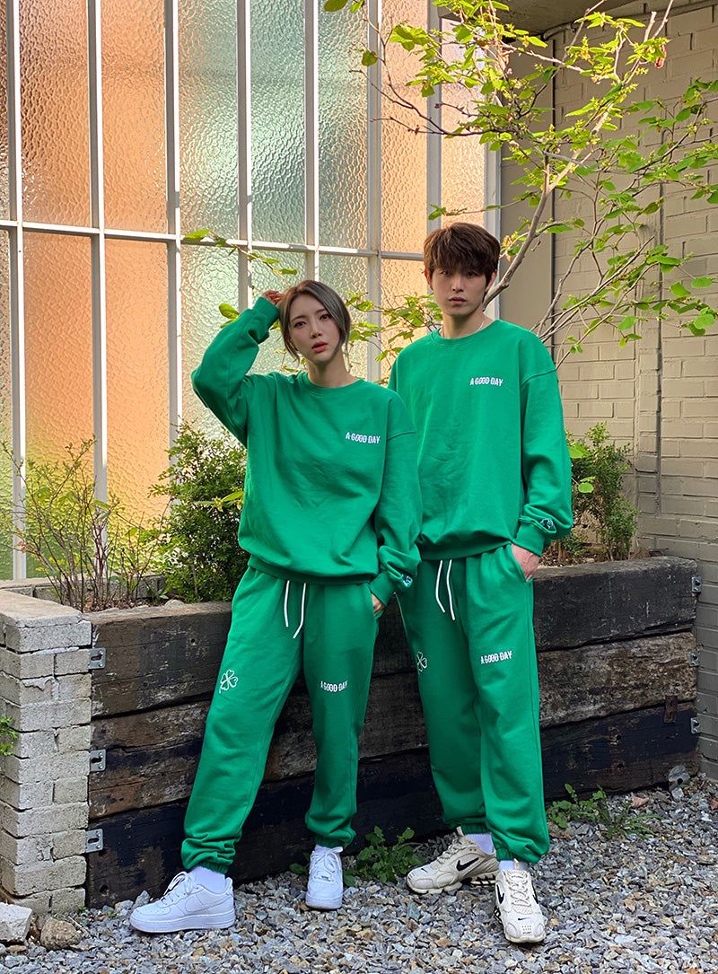 FLOVER MTM SWEAT SHIRTS (GREEN)