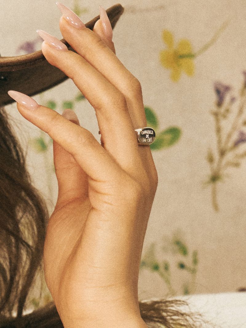 COWGIRLS DO CRY SIGNET RING