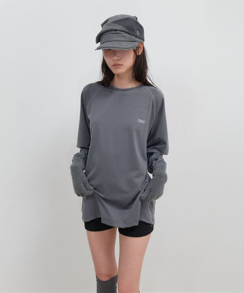 ojos（オホス）の「Mesh Band Puff Sleeve / Charcoal（Tops）」
