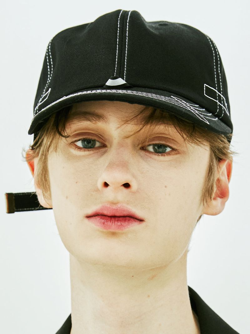 S SY(エスエスワイ)の「SQUARE STITCH CAP(Hats)」
