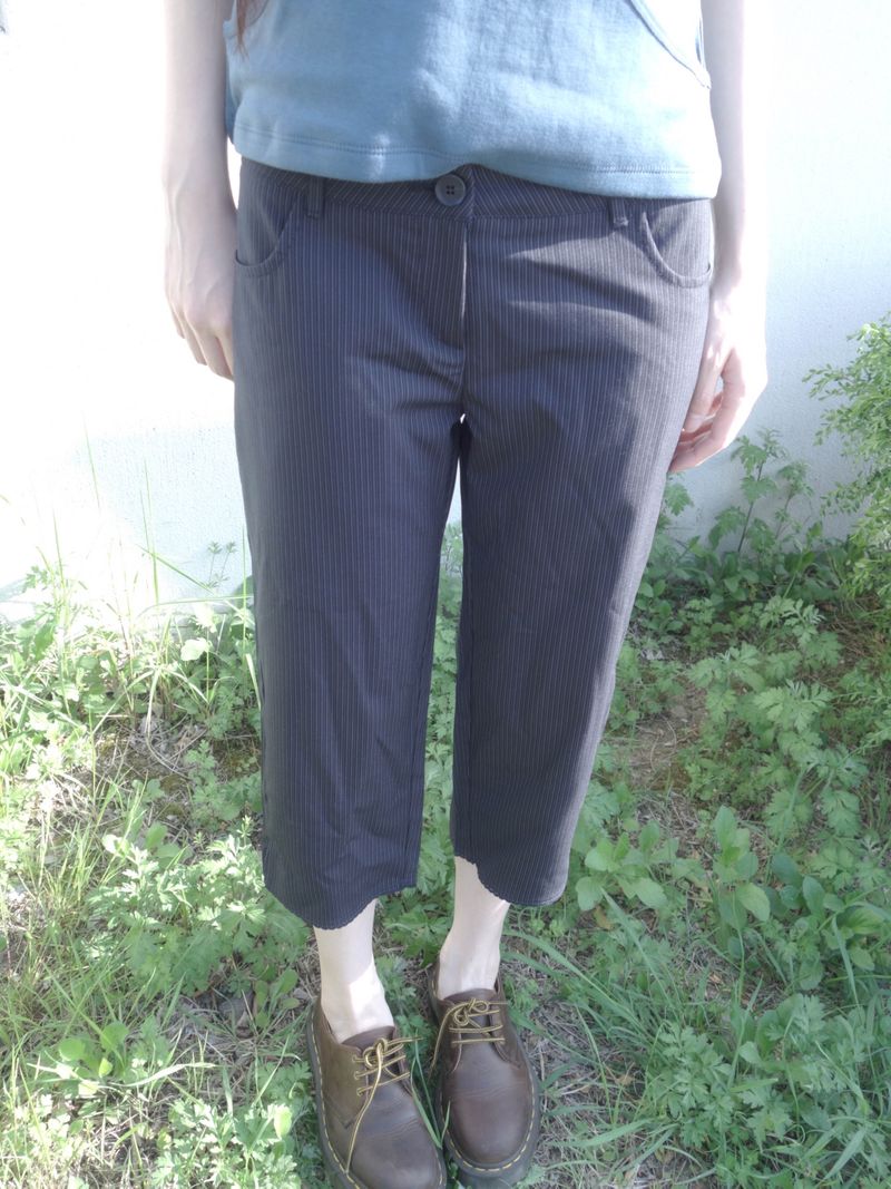 ZELENA（ゼレナ）の「stripe capri pants（Pants）」